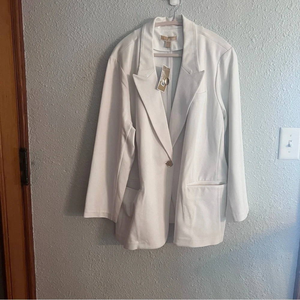 Michael Kors Classic White Blazer - Picture 1 of 9